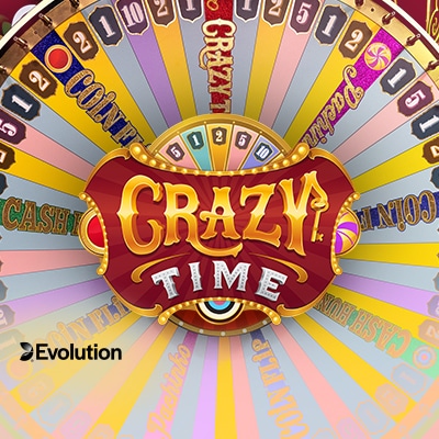 Crazy Time — live game show game by Evolution — play at Aurelia
