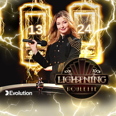 Lightning Roulette — live roulette game by Evolution — play at Aurelia
